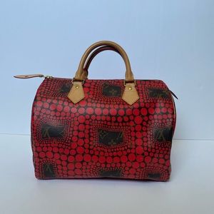 Yayoi Kusama Speedy 30 Louis Vuitton Bag